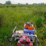 Dispositif de tomographie électrique dans les marais de la Loire – Calligée
