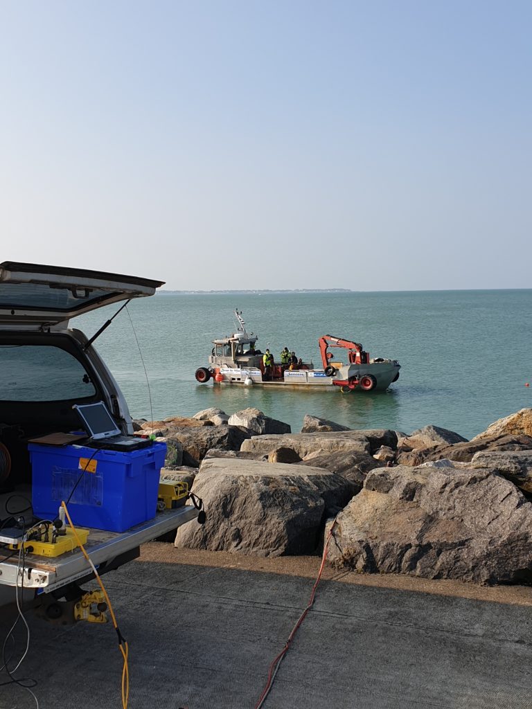 Campagne sismique au port de La Turballe - Calligée